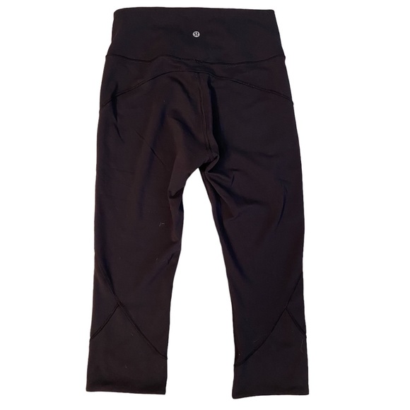 Lululemon Anew Crop (21") in Black Size 8 - Picture 4 of 8